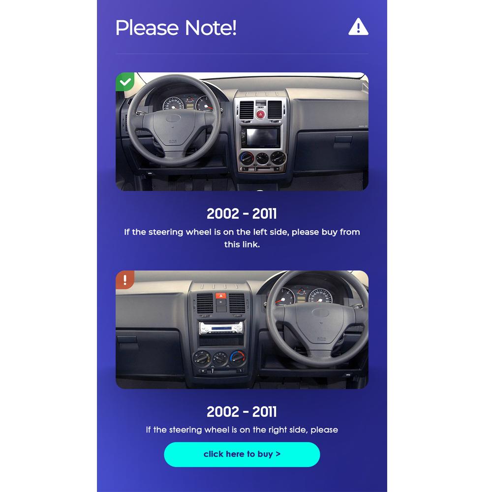 Автомобильный радиоприемник с Wi-Fi, стерео мультимедиа для Hyundai Getz 1 2002-2011 с кнопкой Android 2Din GPS Navi Auto 1 + 16 ГБ