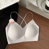 Easy low waist beauty back large U back seamless full fixe cup founation skin