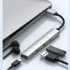 4 In 1 Data Transfer Docking Station PD Charging Type-C HUB Expander USB Splitter