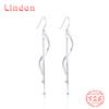 Серьги-капли из стерлингового серебра 925 пробы Lindon, серьги-капли для женщин, подарки на свадьбу