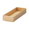 Muji Штабелируемый бамбуковый ящик для хранения Item Большой Ширина 11,5 Глубина 34 Высота 5,5 см Чехол для костюма Канцелярские товары Офисные принадлежности