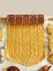 Exquisite Pattern Rolling Pin Wooden Embossing Baking Tools Reindeer Dough Engraved Square Grid Cookies Mold