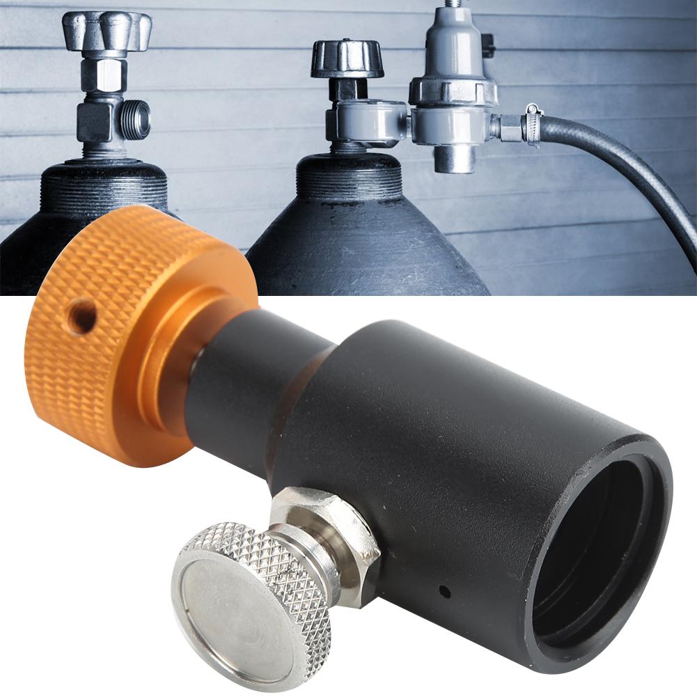 TR21-4 CO2 Adapter Connector with Release Valve Quick Filling Soda Water for