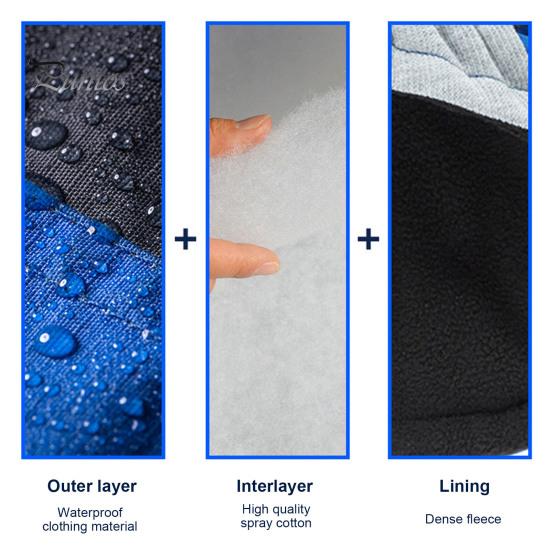 Зимнее пальто для собак, водонепроницаемая куртка для собак на молнии, ветрозащитная куртка для щенков, теплое пальто, светоотражающая одежда для собак со шлейкой