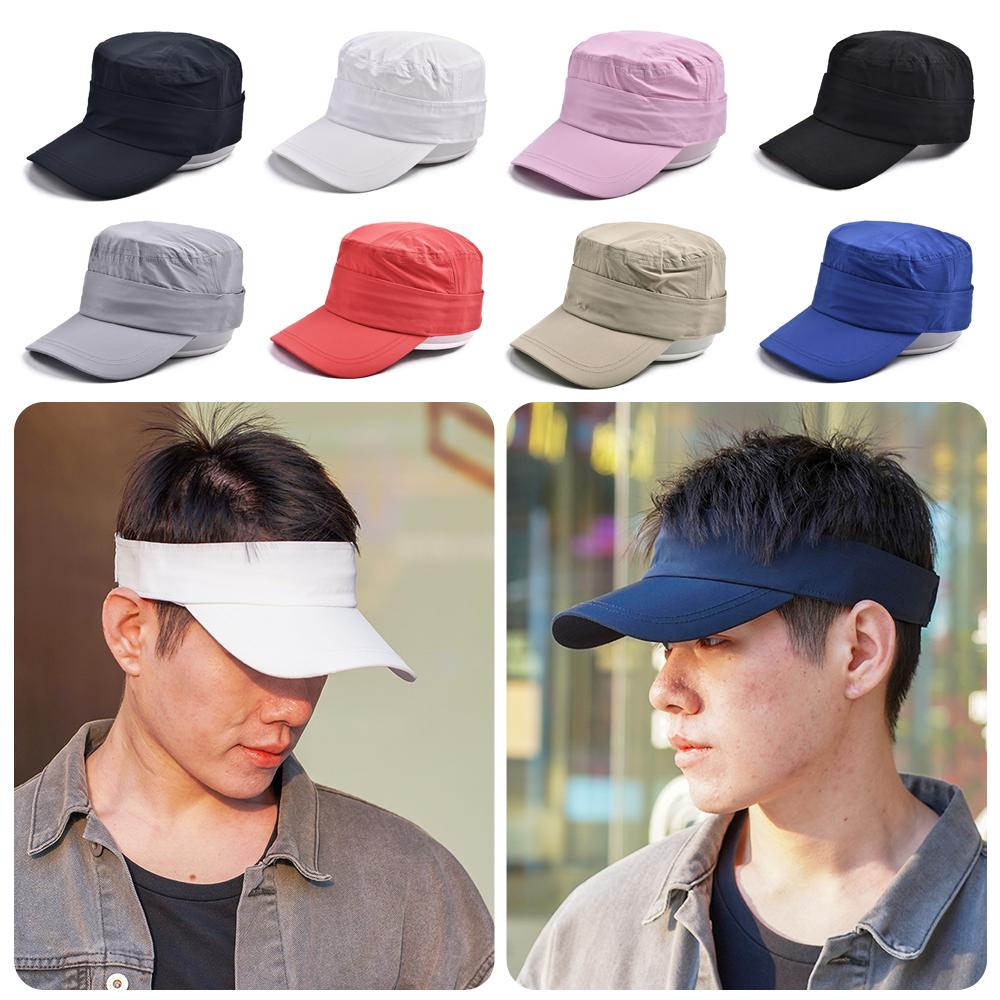 Quick Drying Sun Visor Cap Detachable Dual-use Top Air Cap Casual Baseball Cap  Unisex