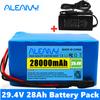 Genuine 24 V 28ah Battery Pack 250w 350w 29 .4v 7s5p ,For Bag Wheelchair Electric Bicycle Lithium Ion Battery +29 .4v 2a Charger