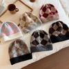Women's Knit Beanie - Autumn Winter Hats Women Men Face Slimming Ear Casual Shopping Warm Knitted Cap