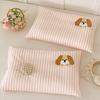 Washable Cartoon Dog Pattern Student Pillowcase Breathable Pillowslip Single Pillowcase  Home