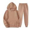Mens Fleece Hoodie Jogger Pants Set Casual Sportswear Winter Urban Lifestyle
