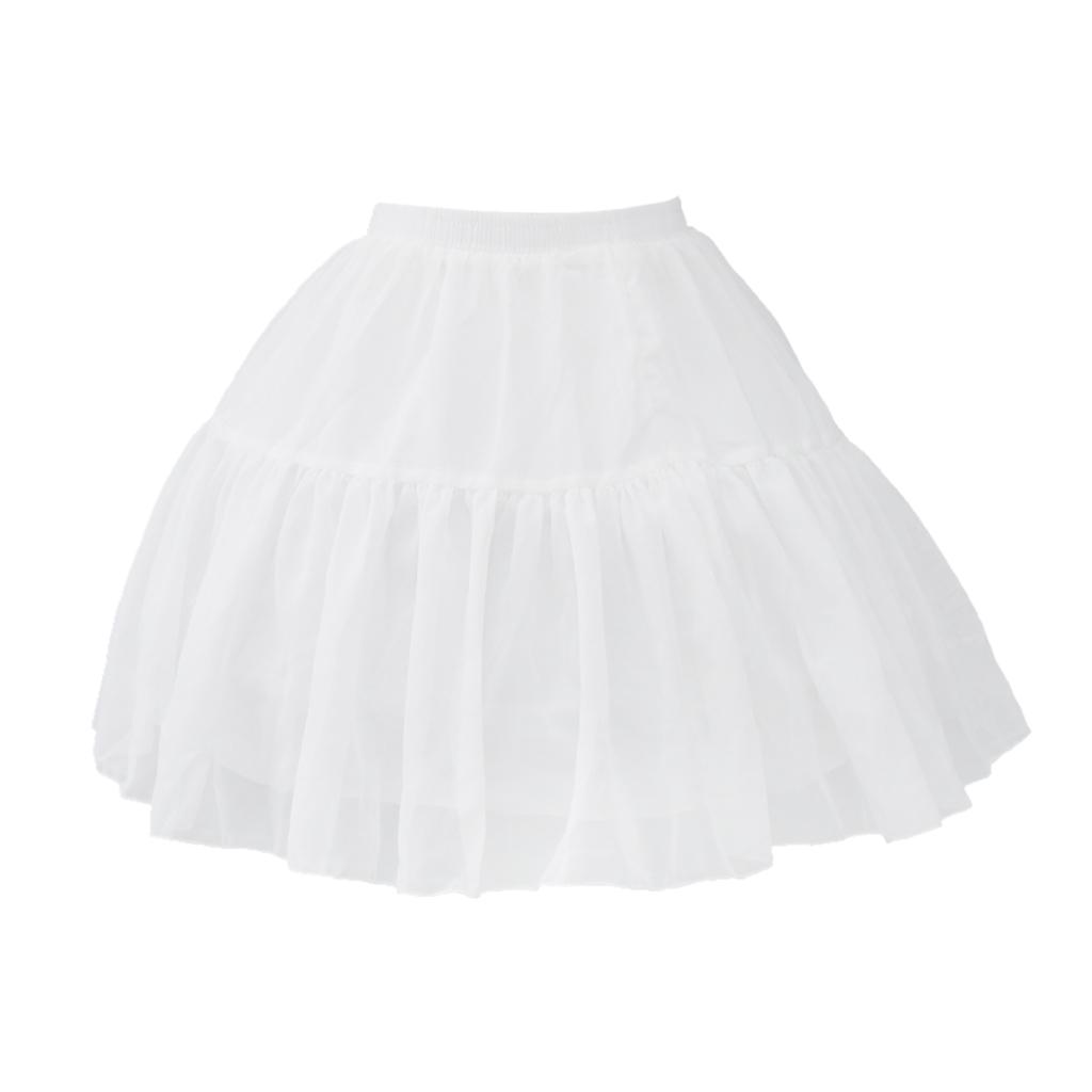 Adjustable Tutu Skirt Pannier Crinoline Layered Puff Petticoat Underdress Clothing Accessories for Formal Dress Cosplay