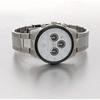 Maserati watch mens Attrazione quartz luminous dial hands 5ATM waterproof 43 mm white silver business R official genuine product 2-year warranty