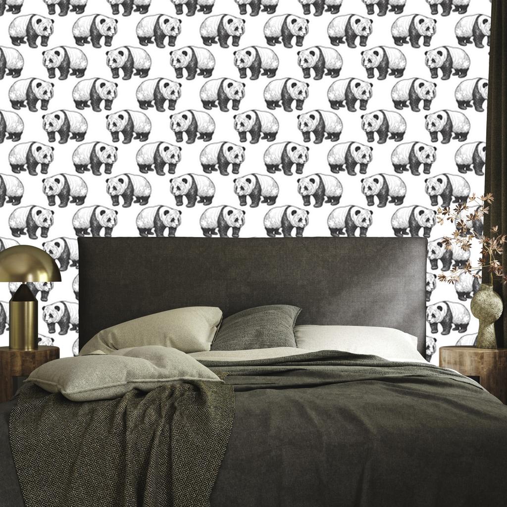 Panda wallpaper for living room and bedroom 50x1000