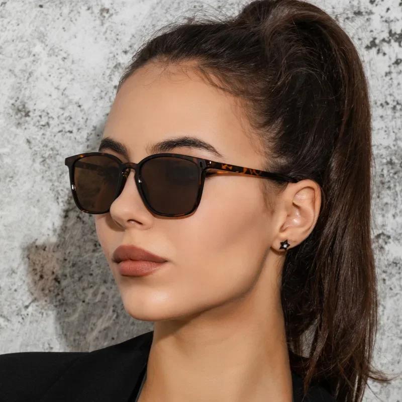 Fashion Square Sunglasses Woman Retro Brand Designer Shades Sun Glasses Female Black Vintage Cat Eye Driving