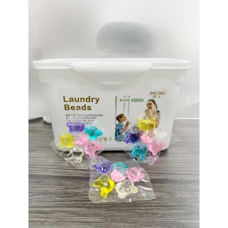 Три в одной коробке с гранулами геля для стирки, стойкие ароматизированные гранулы, мягкое и удаляющее клещей моющее средство для стирки с множественными эффектами