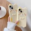 Модный милый мягкий силиконовый чехол для телефона iPhone 16 15 14 13 12 11 Pro Max противоударный чехол