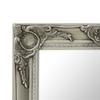 VidaXL Wall Mirror Baroque Style 50x50 Cm Silver 320314