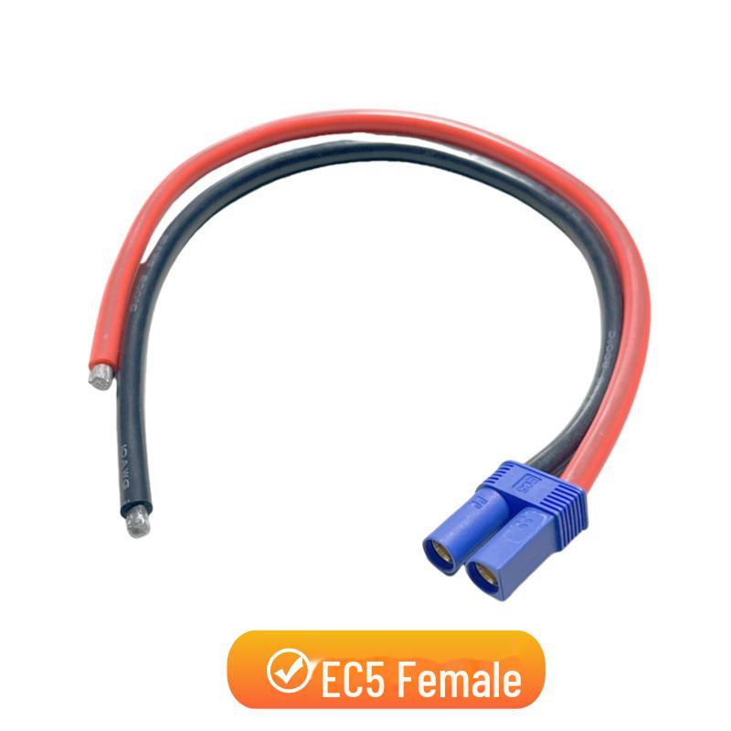 Силиконовый штекер EC5 «папа» и «мама» с проводом высокого тока 10AWG для аварийного запуска автомобиля