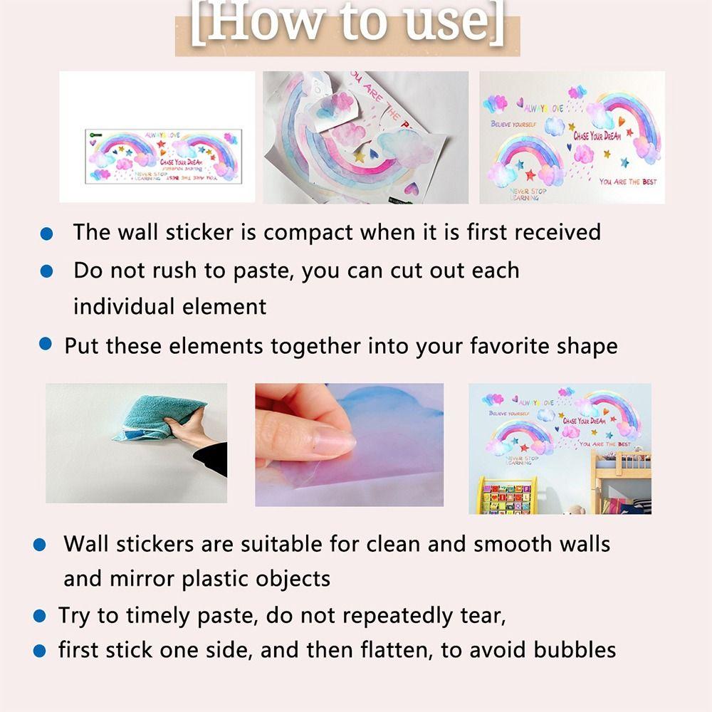 PVC Cartoon Number Grids Multicolor Flooring Decals NEW Wall Art Gift