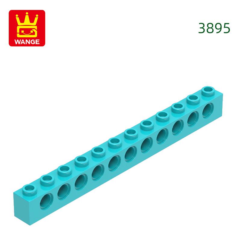 Non-Toxic 23Pcs/Lot No.3895 11 X 12 Holes Holes Long Beam Model Block Moc Color Accessories Compatible With Brick Diy Children Toys