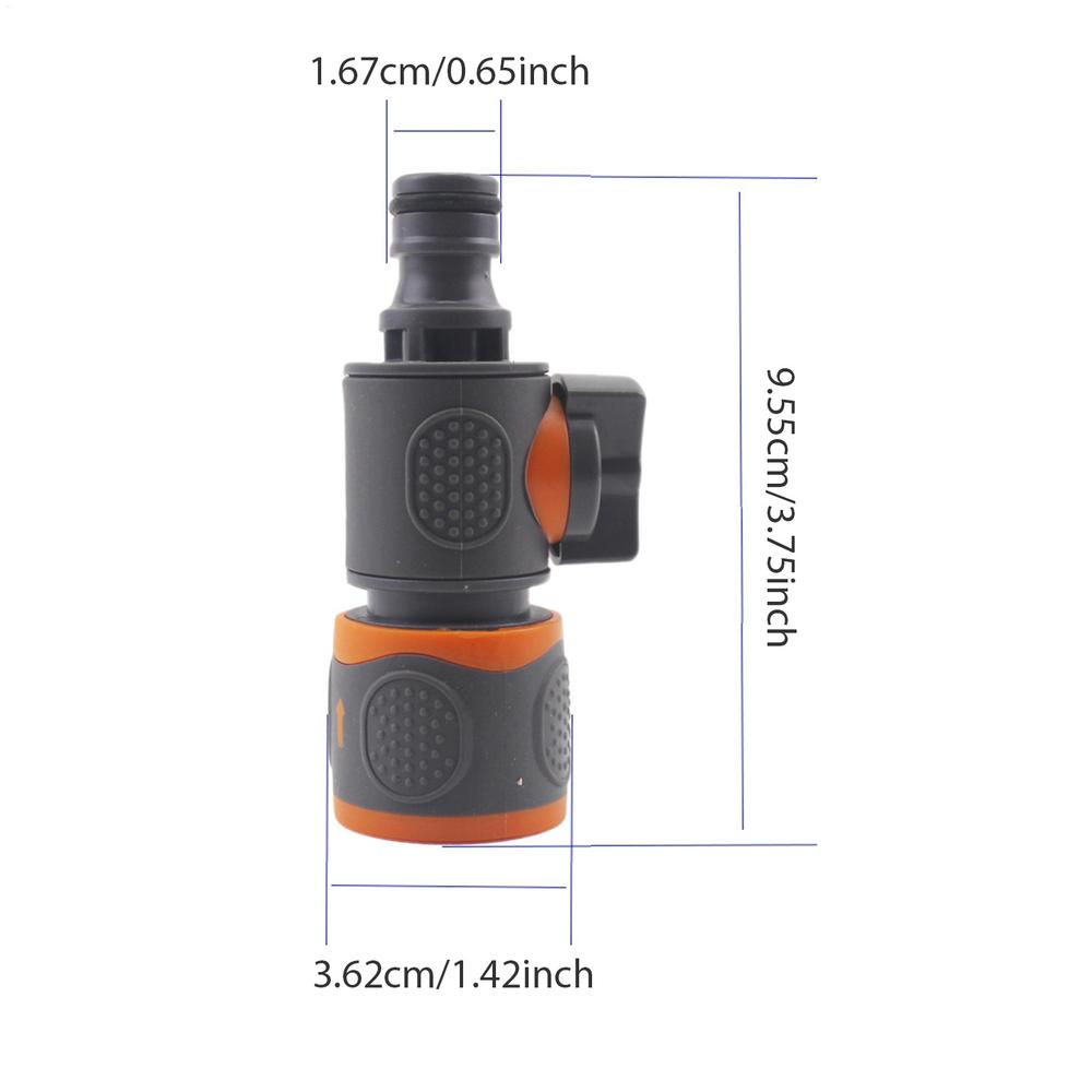 Быстросъемные шланговые фитинги Врезные Фитинги для водяного шланга Быстроразъемный Адаптер-соединитель для водяного шланга с регулирующим клапаном для соединения