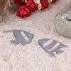 2 шт. декор для рыболовных карточек металлические штампы для скрапбукинга тиснение трафареты для изготовления карточек ремесло декор