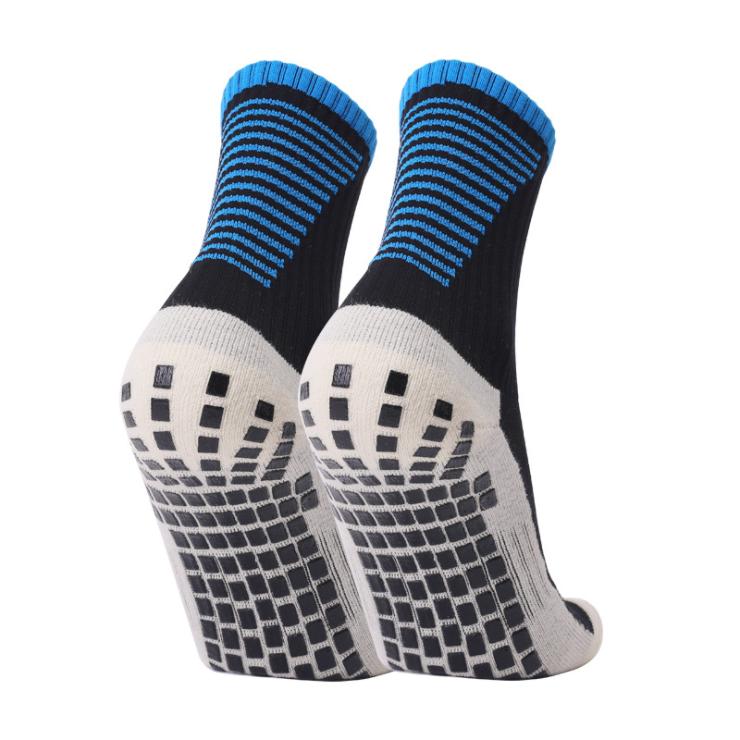 2022 NO MOQ Sports Grip Soccer Anti Slip Socks Men Custom Logo Athletic Crew Non-Slip Football Socks