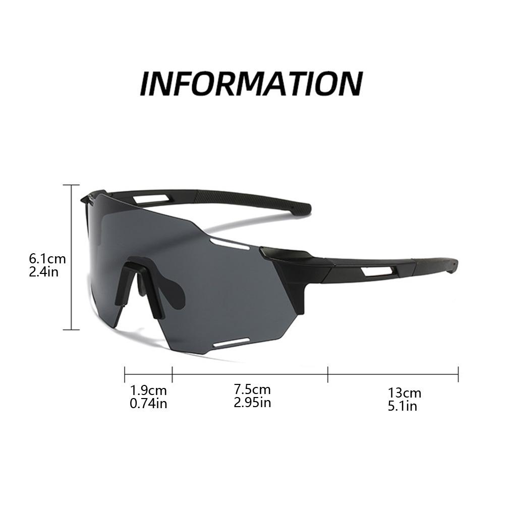 Модные фотохромные очки для езды на велосипеде, солнцезащитные очки для езды на велосипеде, ветрозащитные спортивные солнцезащитные очки для мужчин и женщин, велосипедные очки для активного отдыха UV400 #469859
