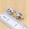 Natural Mystic Rainbow Cubic Zirconia 925 Silver Jewelry Sets For Women Wedding Earrings /Pendant /Rings /Necklace Set