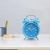Alarm Clock, Noiseless Clock with Light and Noiseless for Heavy Sleepers 4.6" Analogue Alarm Clock