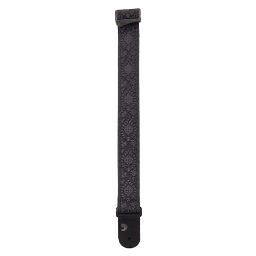 D'Addario Woven Monterey Black Tubular Guitar Strap (50TB01)