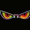1PC Cool Car Fierce Red Eyes Sticker Reflective Motorcycle Sticker  for Cars,Motorcycles,Helmet Etc
