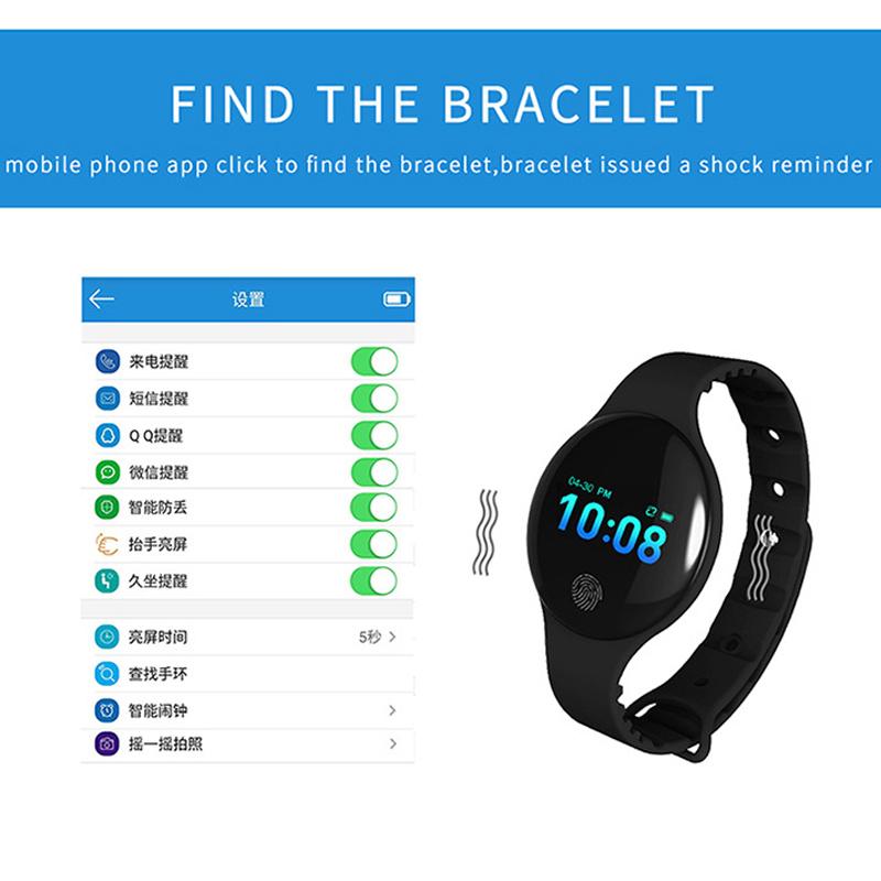 Умные часы IP65 OLED Спортивные Сообщения Здоровье Мужчины Женщины Молодежь Вибрирующий Будильник Браслет Bluetooth Шагомер Электронные Смарт-часы