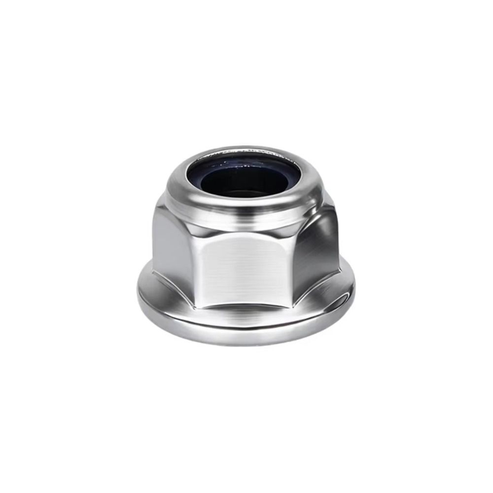 Nylon Insert Flange Lock Nuts Stainless Steel Serrated Nuts New Fastener Nuts GB Standard