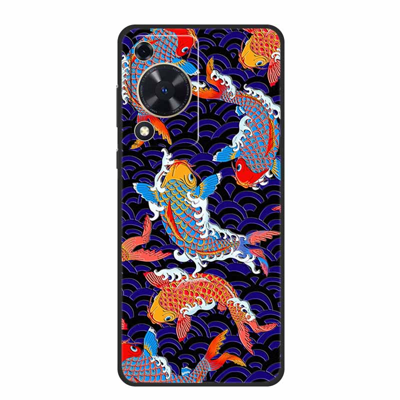 3D Тисненый Чехол Для Huawei Nova Y72s Y63 Y72 12s Pura 70 Pro Ultra P60 Pro Чехол Для Телефона Y 72 s Y 63 Черный Силикон Мягкая Задняя Крышка