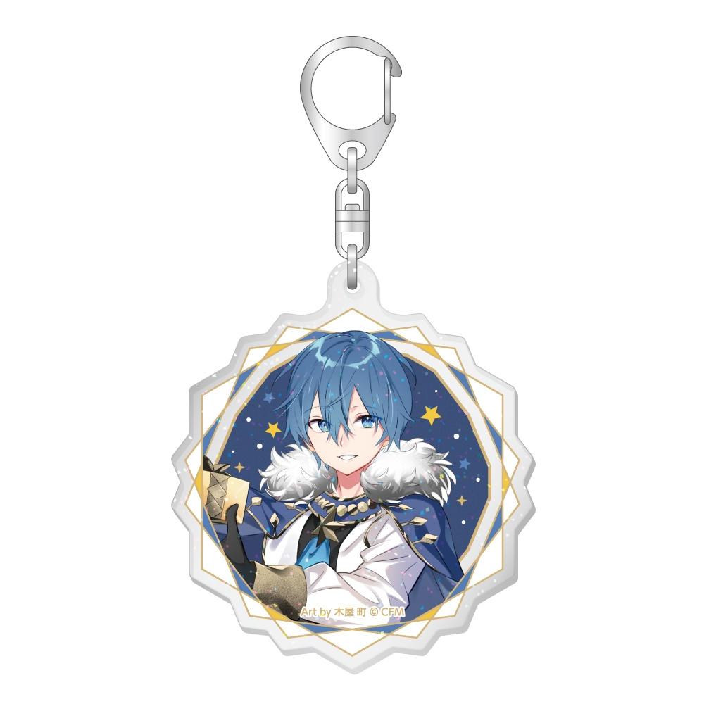 Vocaloid Hatsune Miku Xmas Shop 2023 Trading Acrylic Keychain With Glitter 1box 6pcs