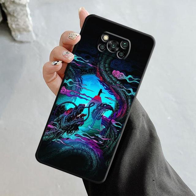 Маска самурая Дракона и Волка для Xiaomi Poco X3 Nfc X4pro X5 M3 для Mi 12 13 11 10 10t 8 Note10 Lite 11ultra 11t Pro F1, чехол