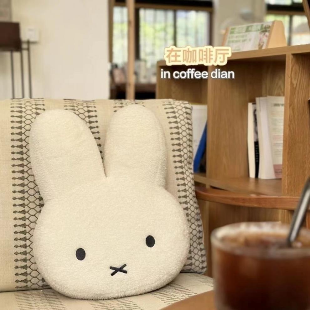 Sale Miffy Black Eyes Cute Doll Plush Toy Kawaii Bed Pillow Soft Comfortable Sofa Cushion Pillow Gift Toys For Girl And Boy