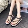 New Woman Shoes Sandals Summer Retro Sandals  Non-Slip Ladies Shoes Beach Women's Shoes Outdoor Female Women Sandal Footwear