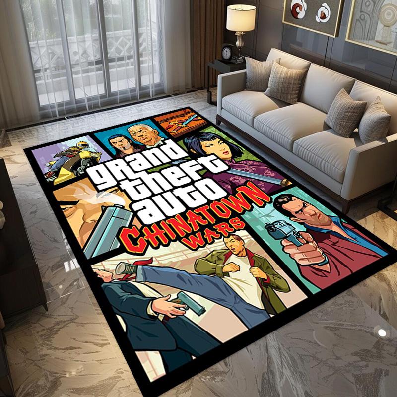 Urban Chaos Crime carpet printing Doormat Christmas gifts Bathroom mat Fashion