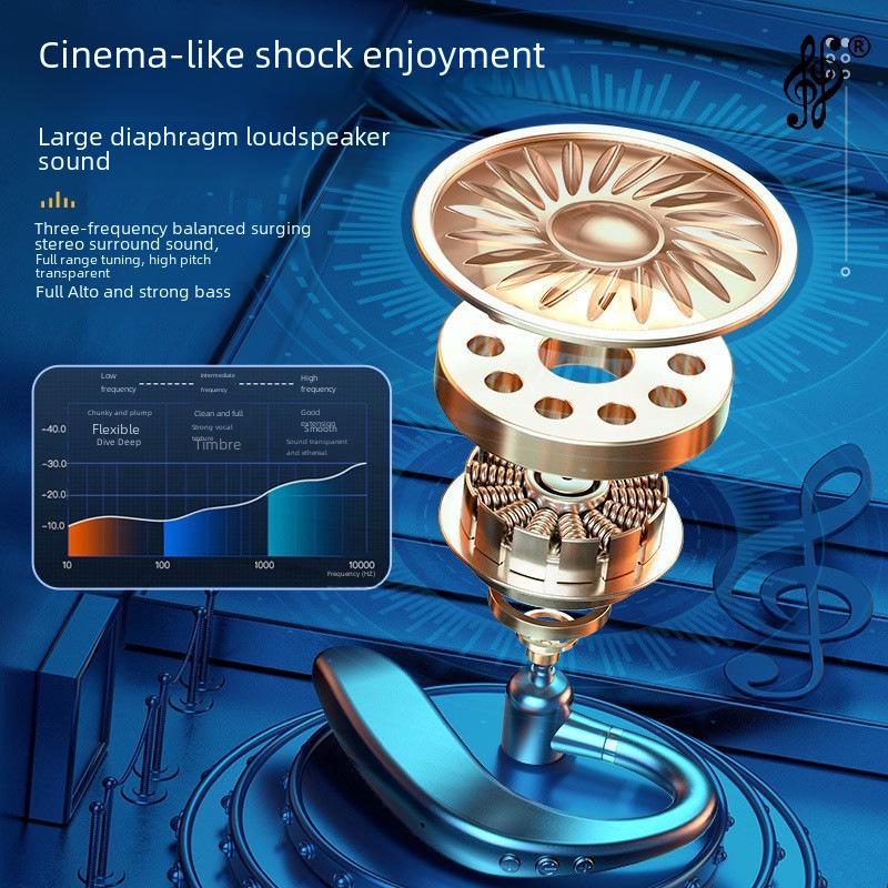 Беспроводная Bluetooth-гарнитура S109 с заушным креплением и длительным сроком службы аккумулятора — идеально подходит для вождения и работы
