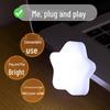 Портативный USB прикроватный ночник-звезда и внешний аккумулятор со светодиодом для защиты глаз, энергосберегающий маленький аварийный светильник