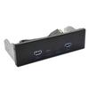 Панель отсека для оптического привода USB 3.2 Type-C, 10 Гбит/с, HUB 3,5/5,25 дюйма, 19-контактный на C-порт, реверсивный