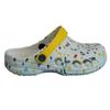 Classic Graffiti Print Kids Casual Sandals Closed-Toe Beach Shoes