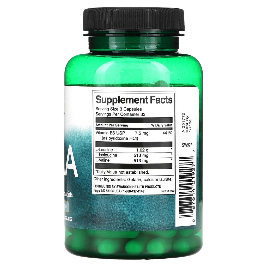 Bcaa, 100 Capsules