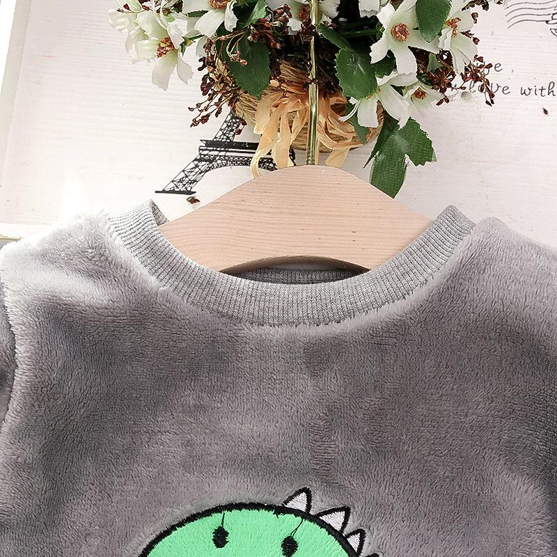 Комплект детской зимней пижамы, детская одежда для малышей, осенняя и зимняя фланелевая домашняя одежда для мальчиков и девочек