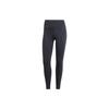 Adidas All Me Luxes 7/8 Leggings with Solid Color Logo and Elastic Waist Women Bottoms Black IL7329