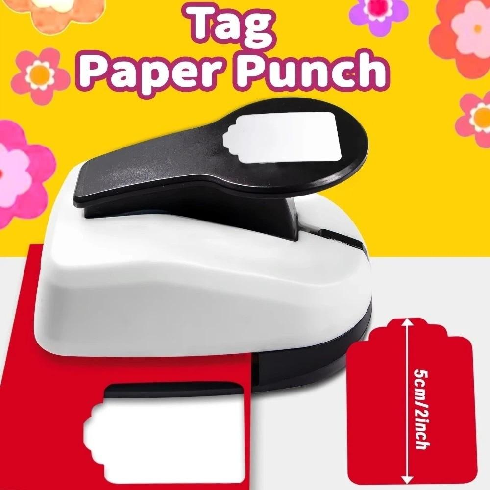 Precision Tag Maker Extra Large Corner Cutter DIY Paper Hole Puncher Paper Craft