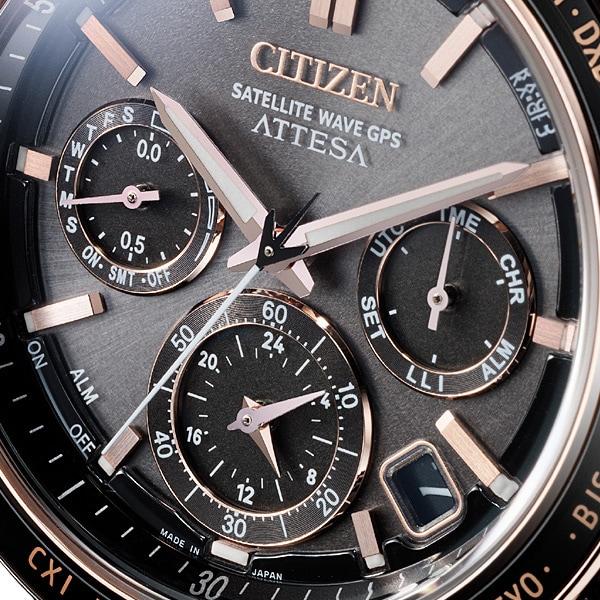 Citizen CC4074-61W ( Часы ATTESA ACT Line Black Titanium Series с питанием от солнечной батареи Eco-Drive с радиоуправлением GPS Double Direct Flight)