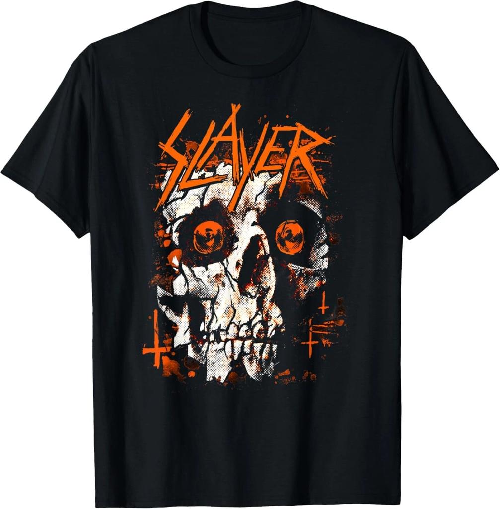 Slayer – Graphic Halloween Skull T-Shirt