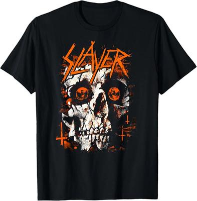 Slayer – Графическая футболка с черепом на Хэллоуин